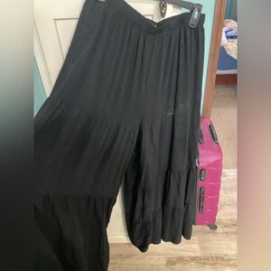 Natural Life Black Patti Palazzo Pants